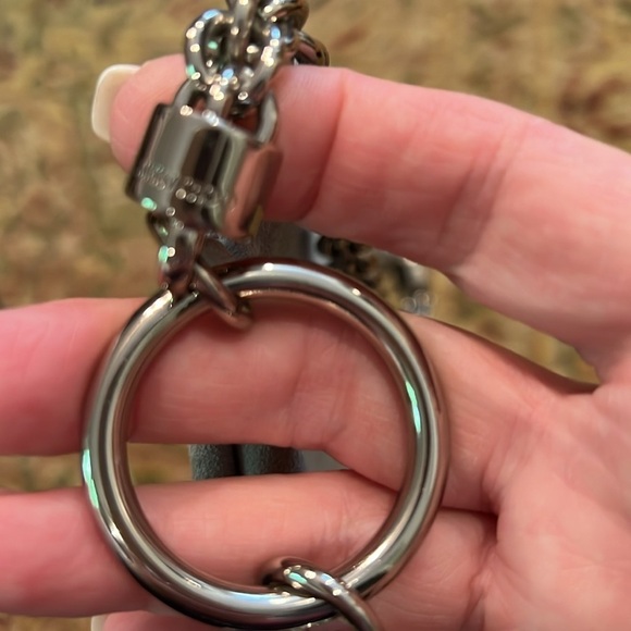 Jimmy Choo Authentic blue/grayish colored suede purse - Picture 12 of 13